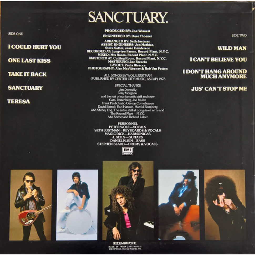 The J. Geils Band - Sanctuary.