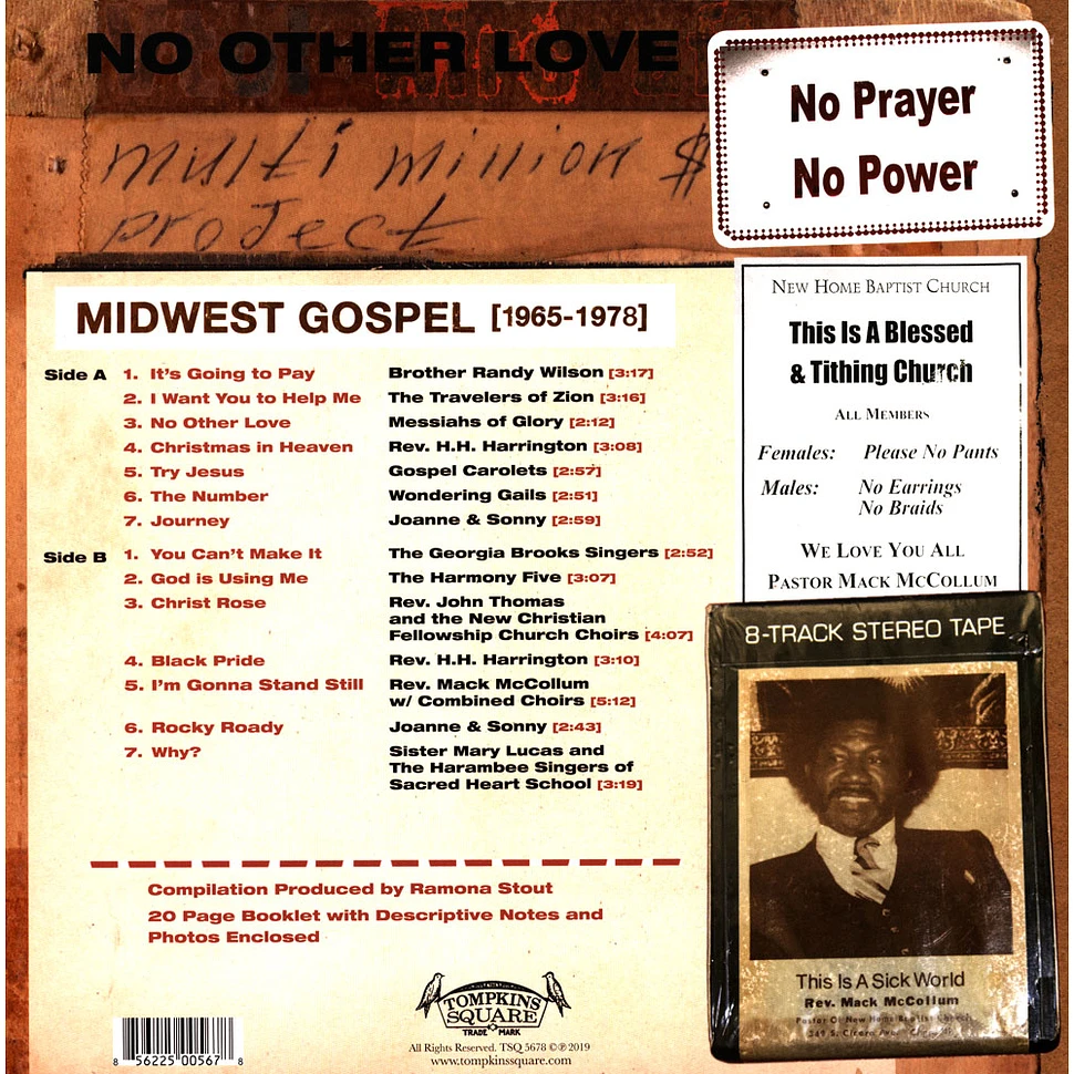V.A. - No Other Love: Midwest Gospel (1965-1978)