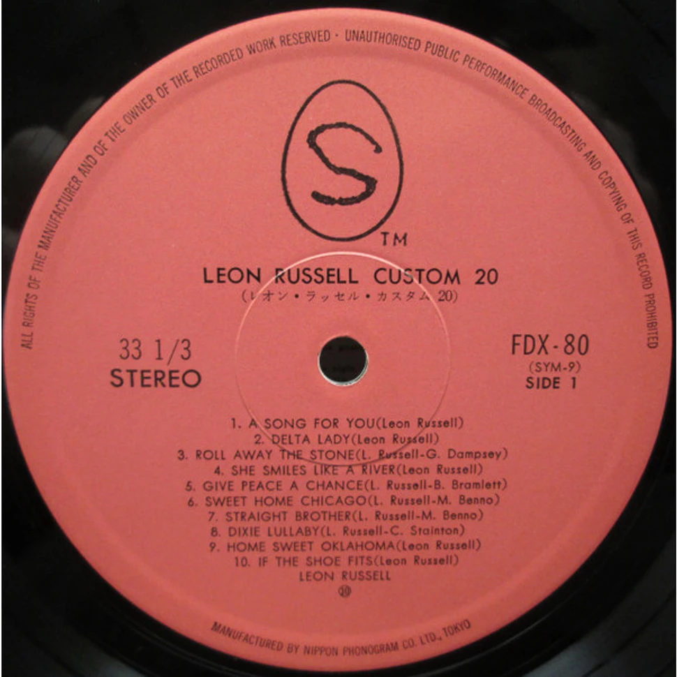 Leon Russell - Leon Russell Custom 20