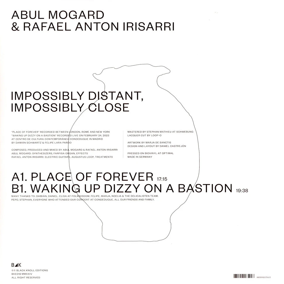 Abul Mogard & Rafael Anton Irisarri - Impossibly Distant, Impossibly Close Black Vinyl Edition