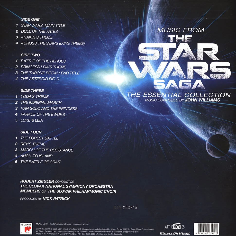 Robert Ziegler - Music From The Star Wars Saga Red Vinyl Edition