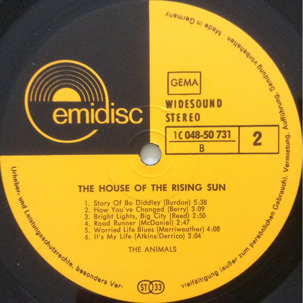 The Animals - House Of The Rising Sun