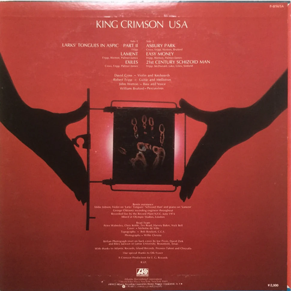 King Crimson - USA
