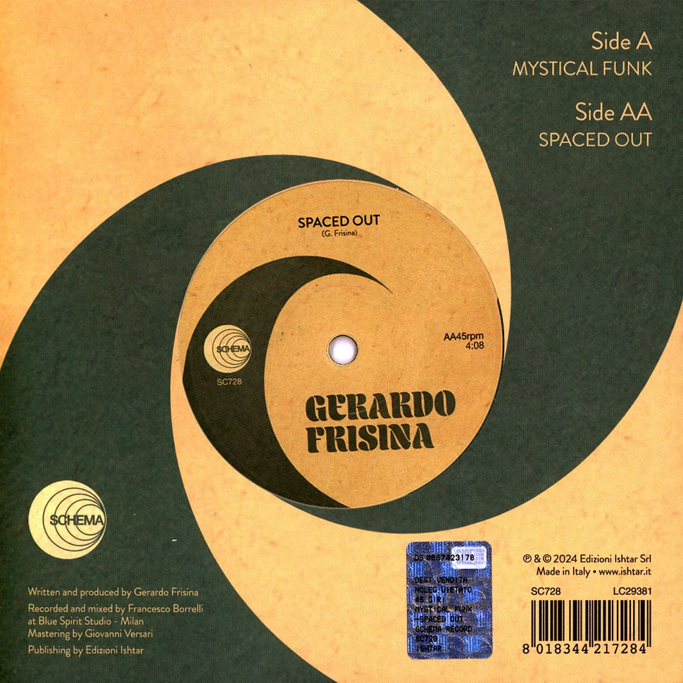 Gerardo Frisina - Mystical Funk / Spaced Out