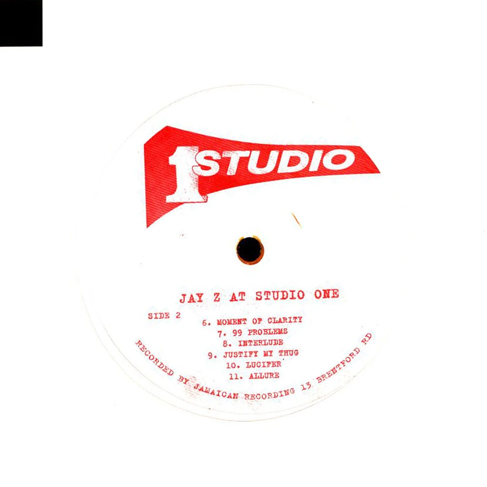 Jay-Z - At Studio One - Reggae Mash Ups 2024 Random Colored Repress