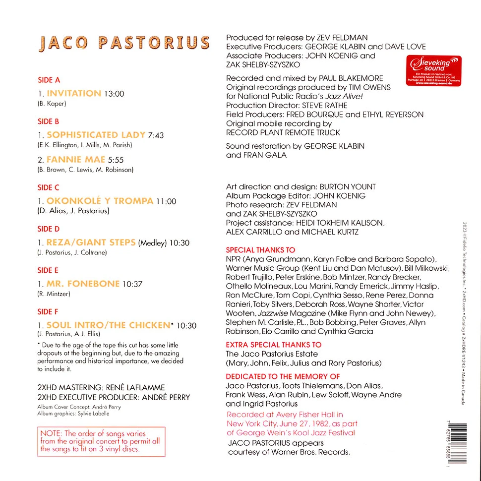 Jaco Pistorius - Truth, Liberty & Soul