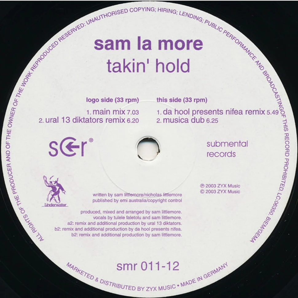Sam La More - Takin' Hold