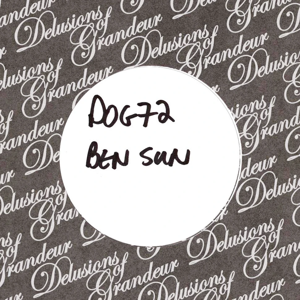 Ben Sun - Place Of Worship Ep Test Press