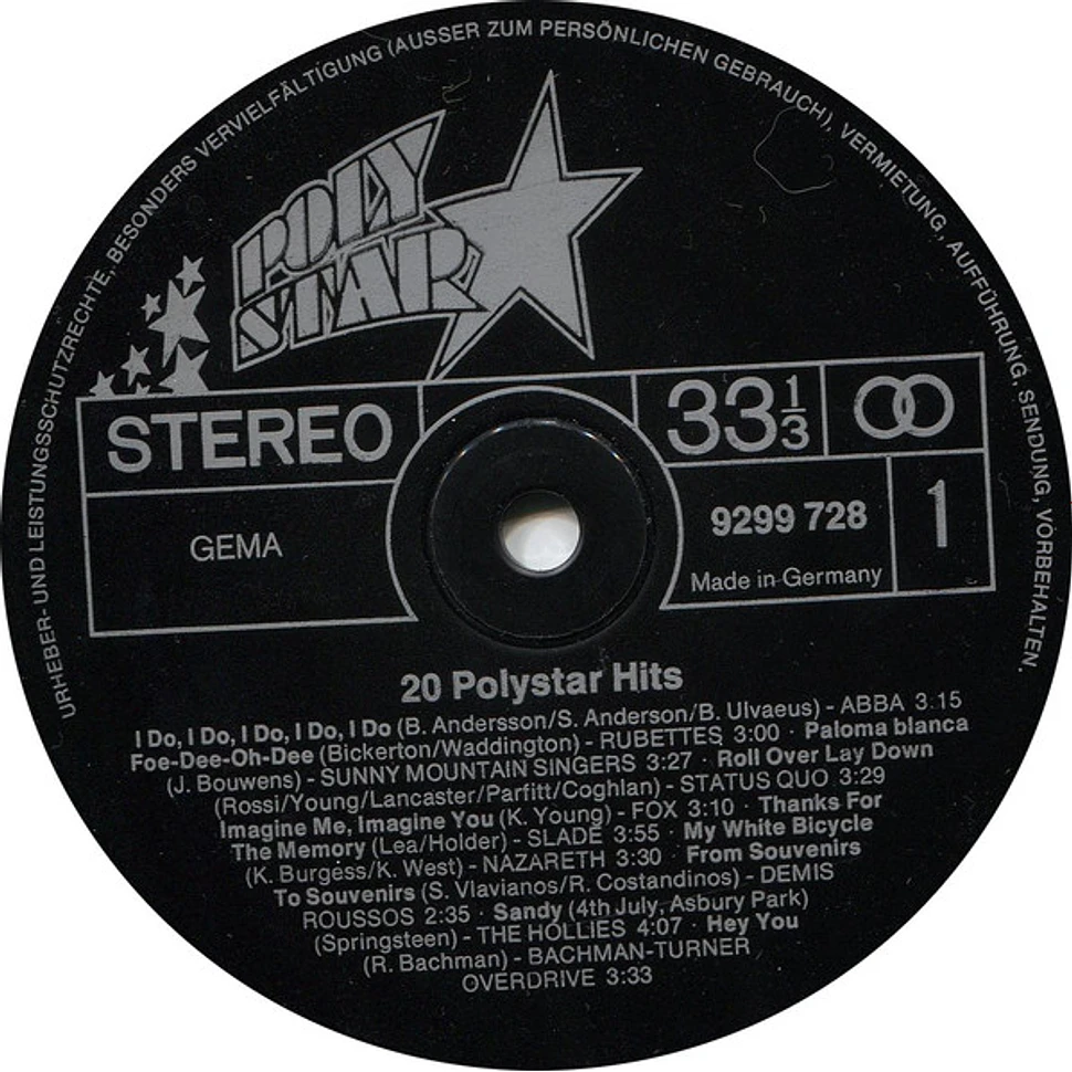V.A. - 20 Polystar Hits