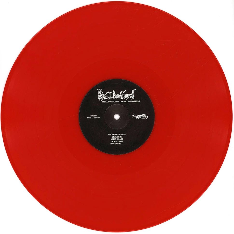 Hellbastard - Heading For Internal Darkness Red Vinyl Edtion