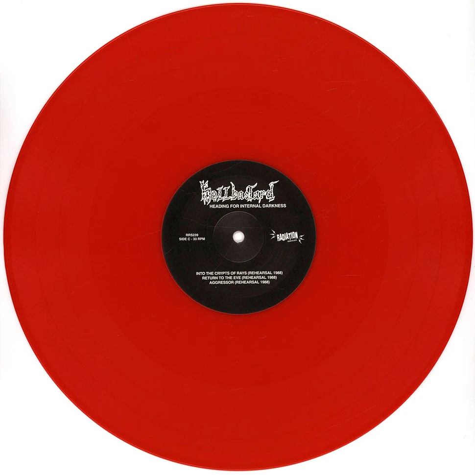 Hellbastard - Heading For Internal Darkness Red Vinyl Edtion