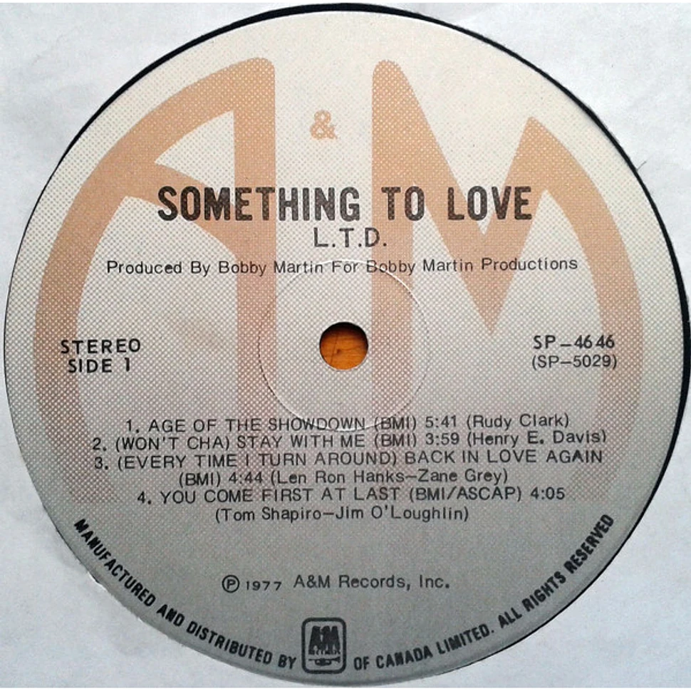 L.T.D. - Something To Love