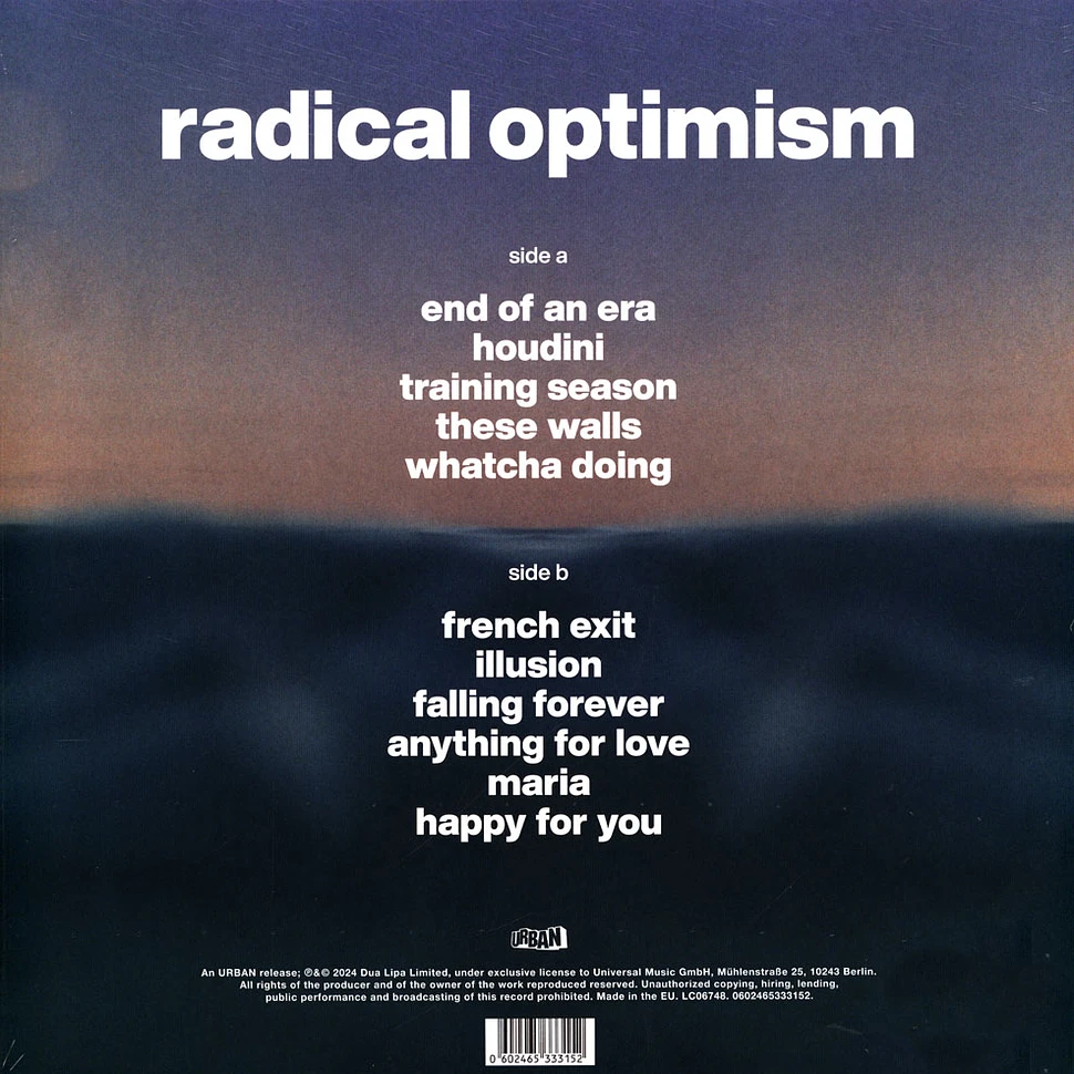 Dua Lipa - Radical Optimism Red Vinyl Edition