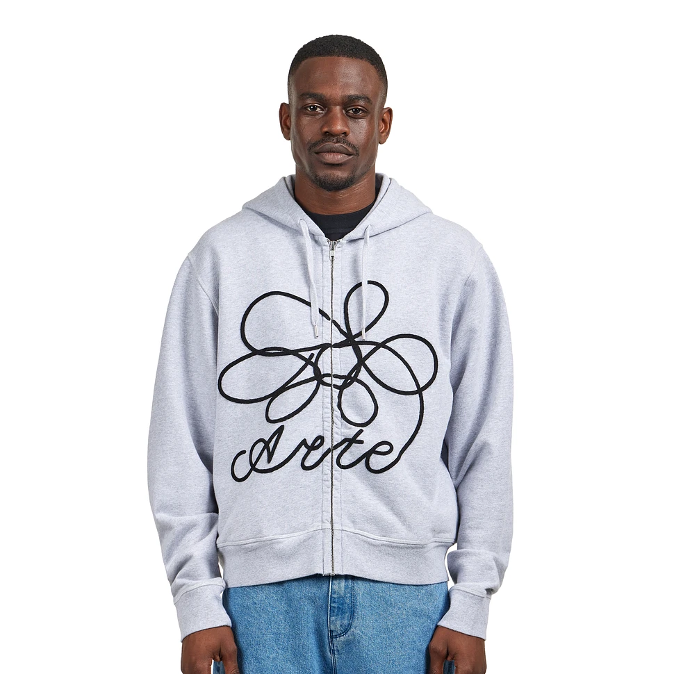 Arte Antwerp - Flower Logo Zip Hoodie