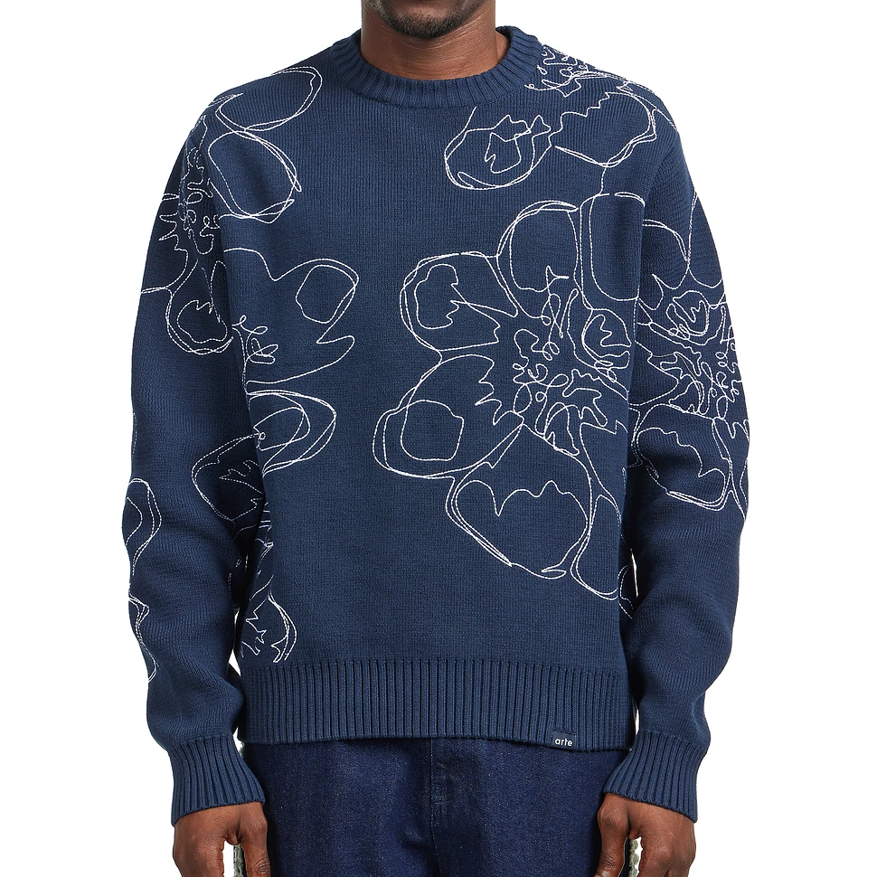 Arte Antwerp - Embroidered Flower Knit