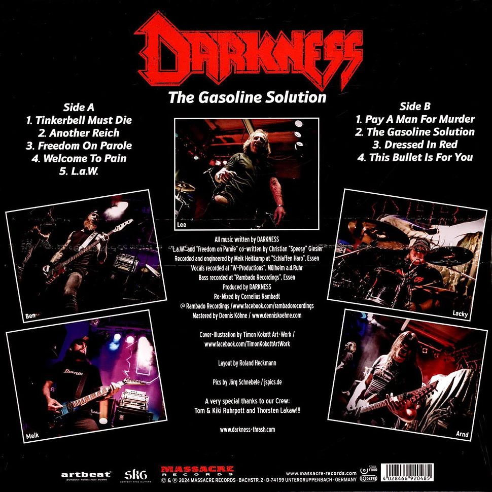 Darkness - The Gasoline Solution Black Vinyl Edition