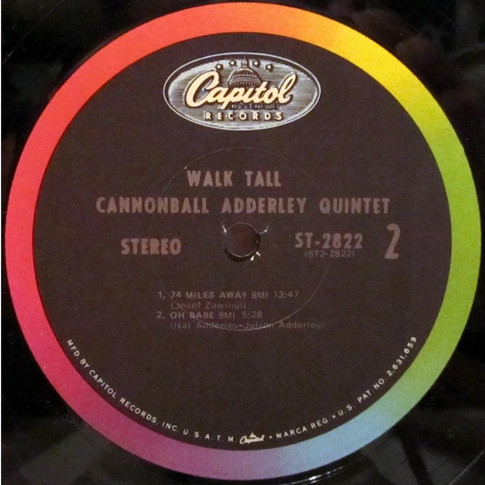 The Cannonball Adderley Quintet - 74 Miles Away / Walk Tall