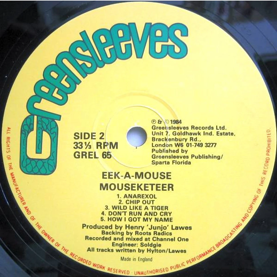 Eek-A-Mouse - Mouseketeer