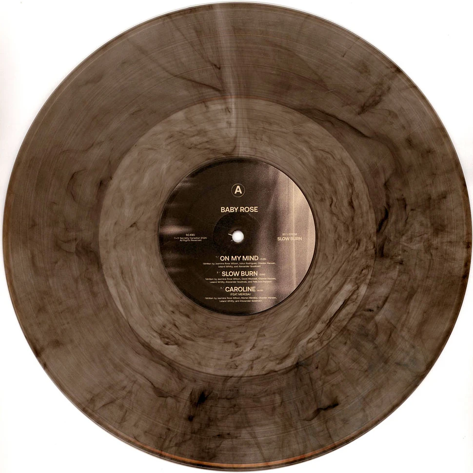 Baby Rose & BadBadNotGood - Slow Burn Clear Smoke Vinyl Edition