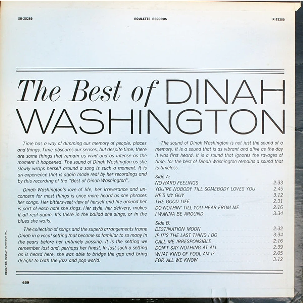 Dinah Washington - The Best Of Dinah Washington