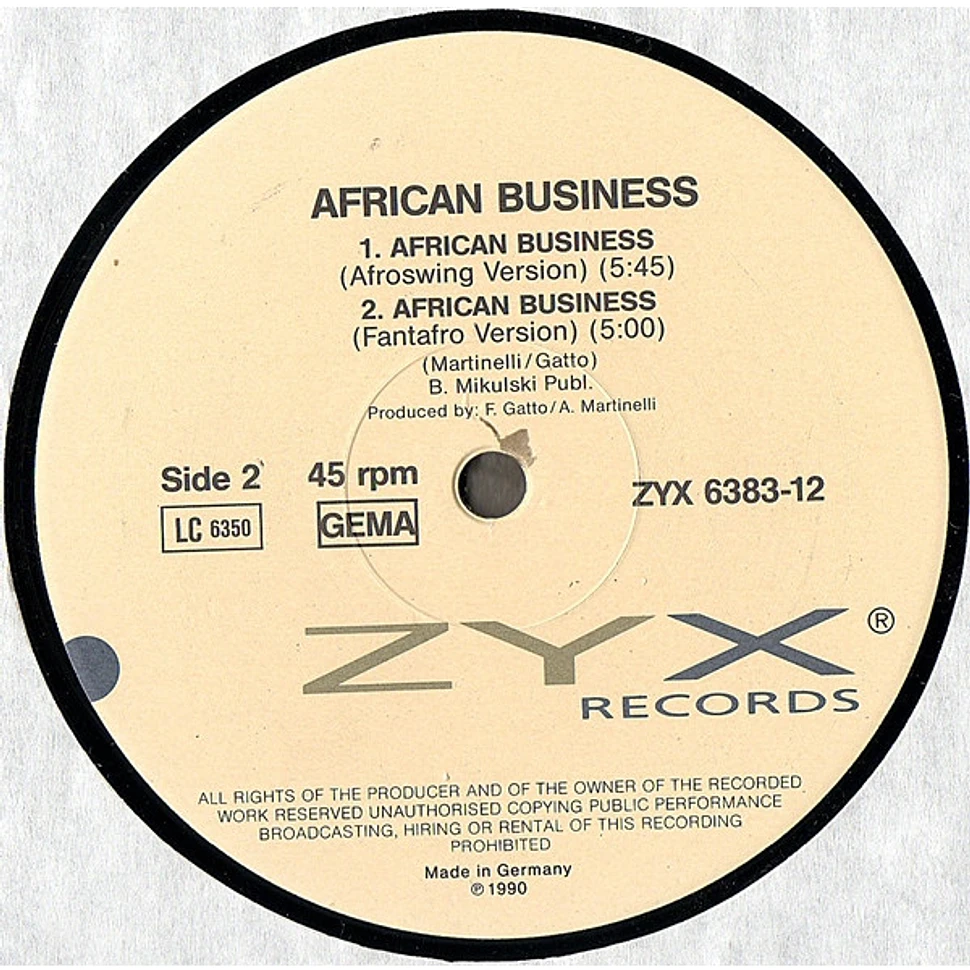 African Business - In Zaire Business (Mara Version)