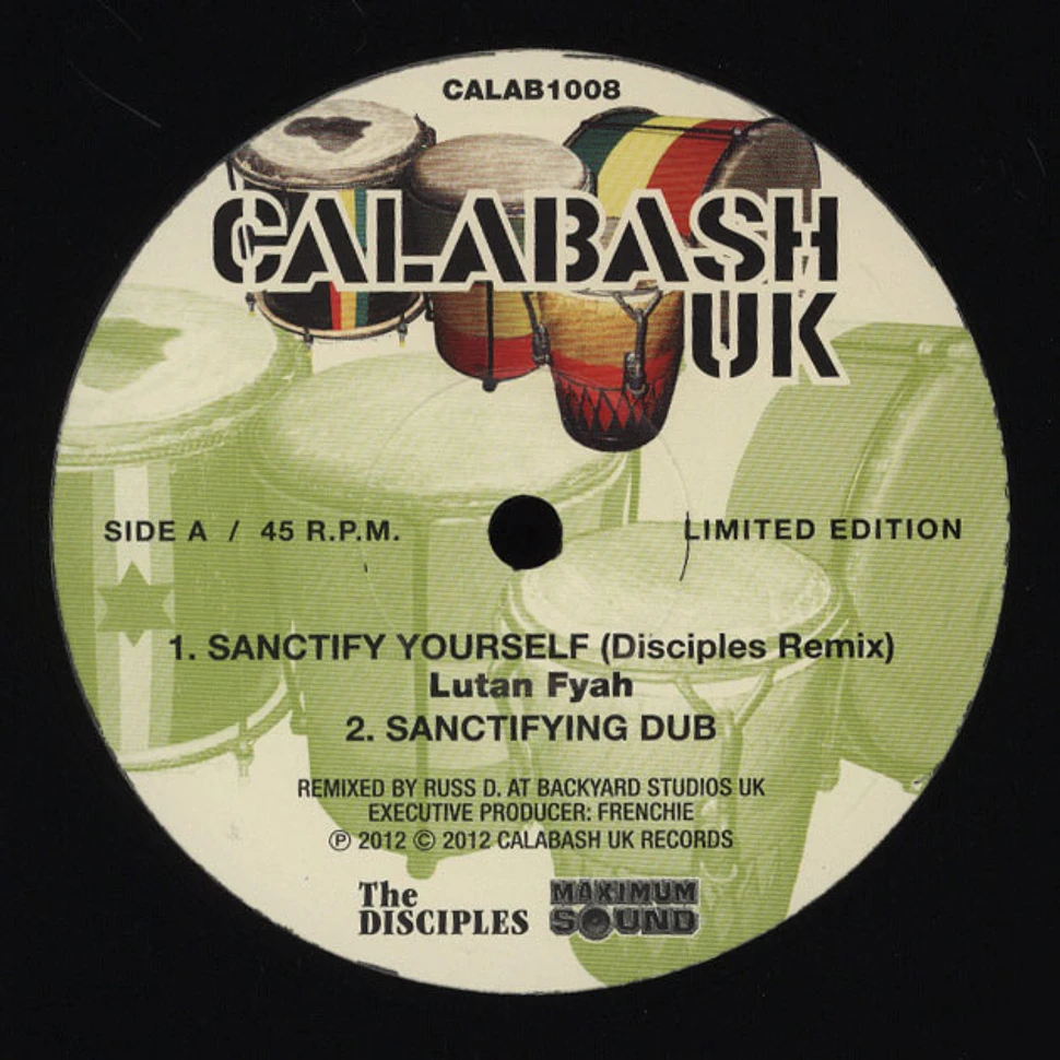 Lutan Fyah - Sanctify Yourself Disciples Remix