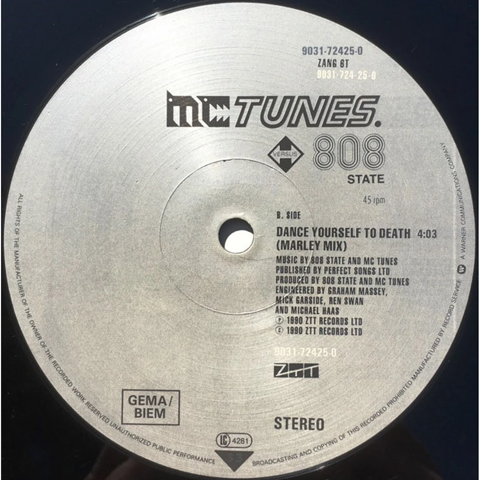 MC Tunes Versus 808 State - Tunes Splits The Atom