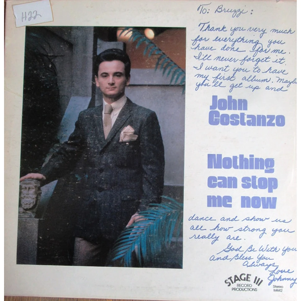 John Costanzo - Nothing Can Stop Me Now