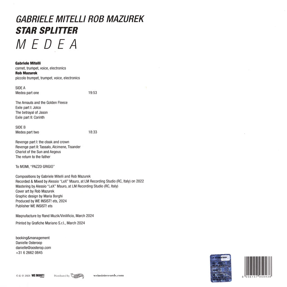 Star Splitter Gabriele Mitelli Rob Mazurek - Medea