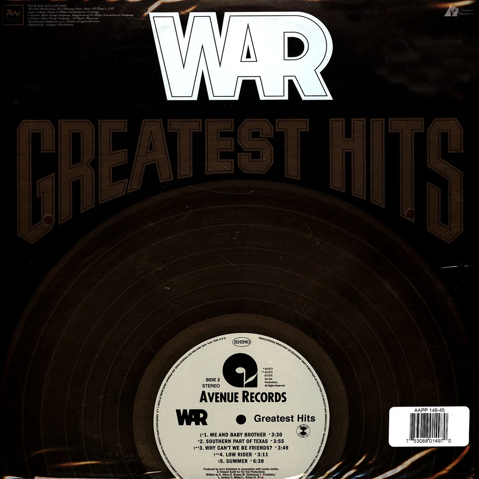 War - Greatest Hits180g