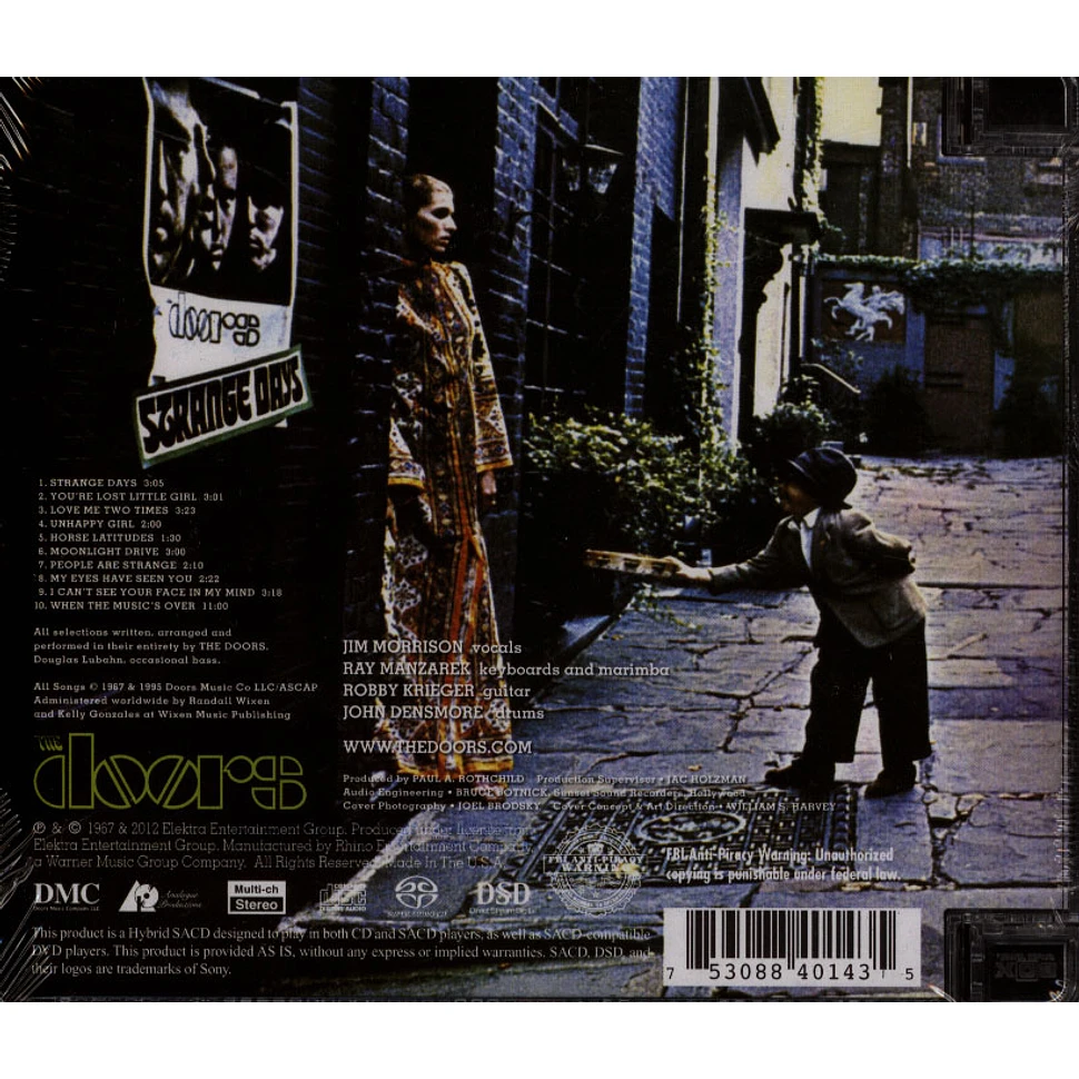 Doors - Strange Days Sacd Hybrid Multichannel Sacd