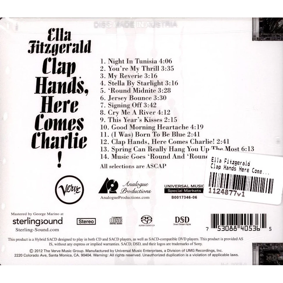 Ella Fitzgerald - Clap Hands Here Comes Charlie Hybrid Stereo Sacd