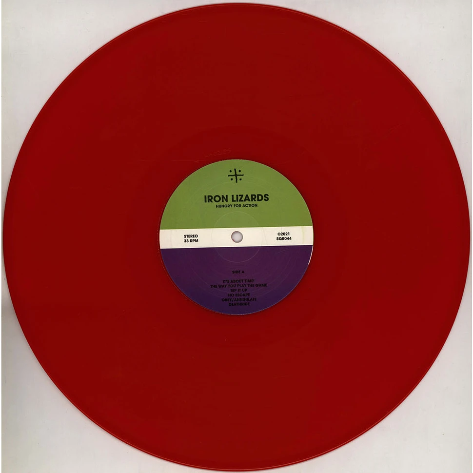 Iron Lizards - Hungry For Action Red Vinyl Edition