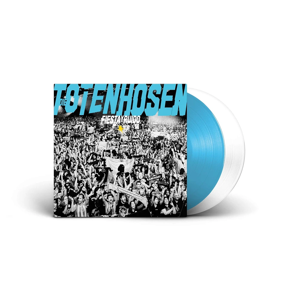 Die Toten Hosen - Fiesta Y Ruido Die Toten Hosen Live In Argentinien White & Blue Vinyl Edition