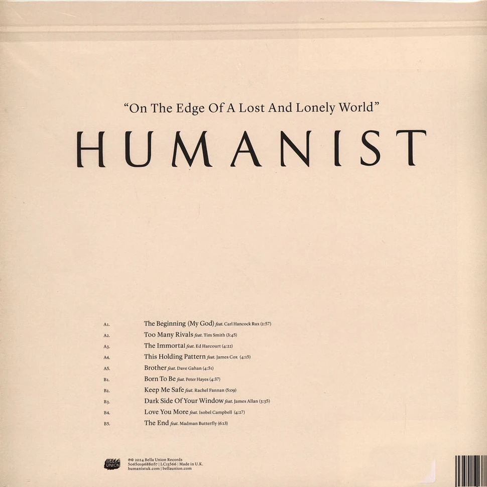 Humanist - On The Edge Of A Lost And Lonely World