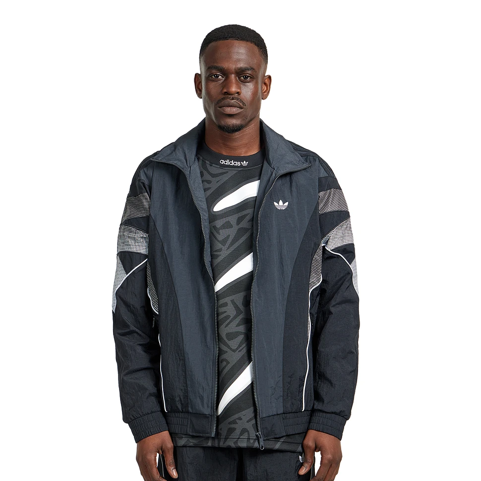 adidas Premium Track Top Black White HHV