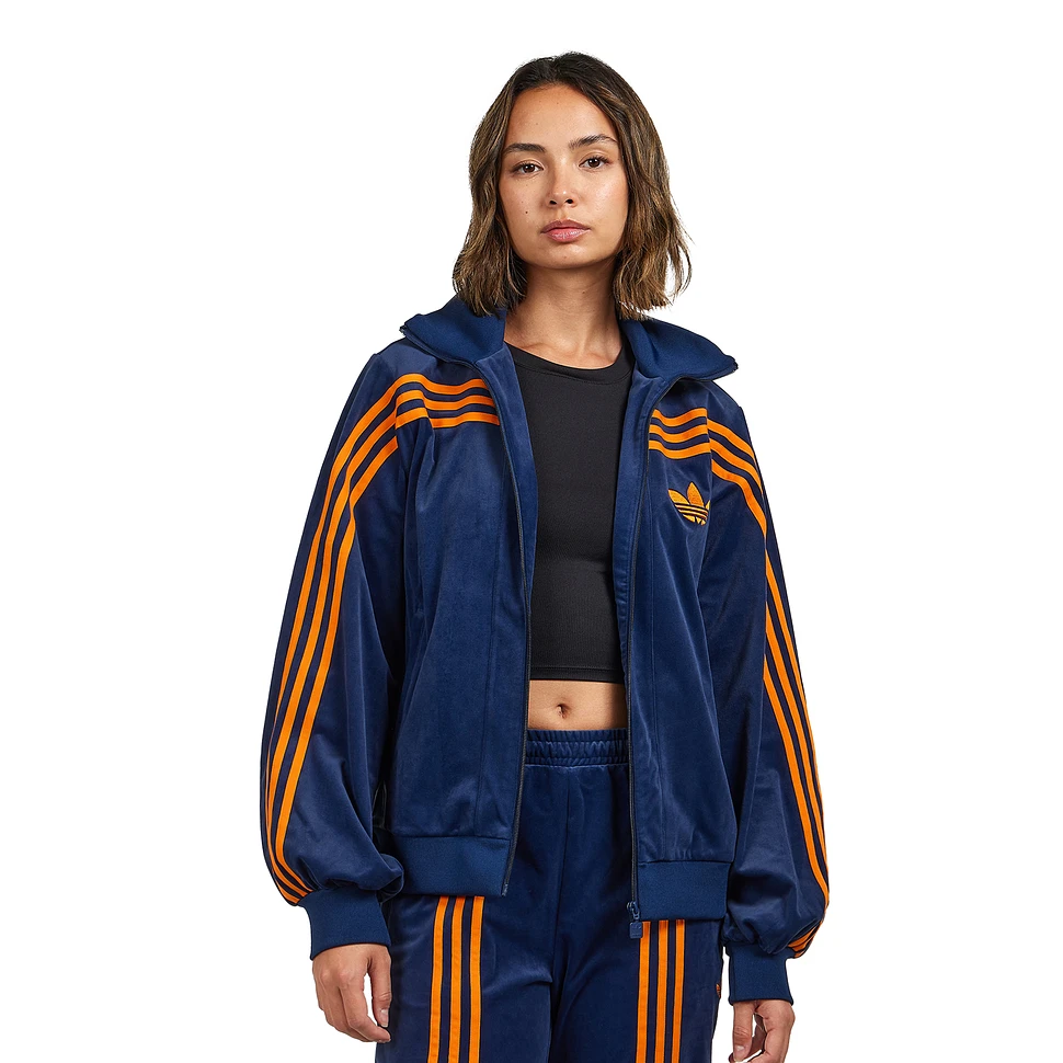 adidas Originals 70s Velour Track Top GIRLS L