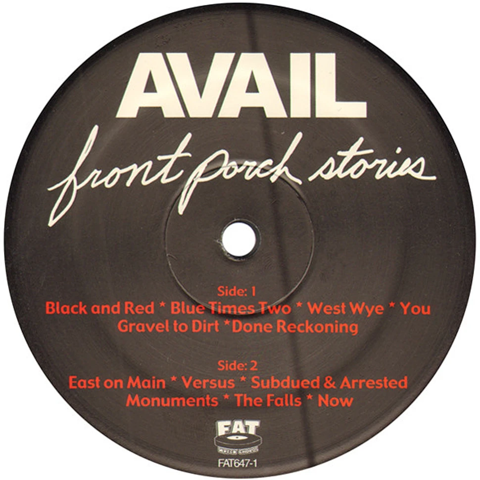 AVAIL - Front Porch Stories