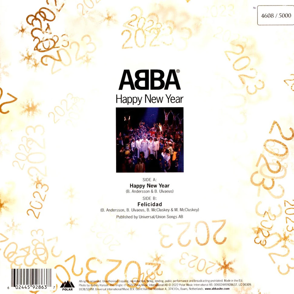 ABBA - Happy New Year Limited Gold