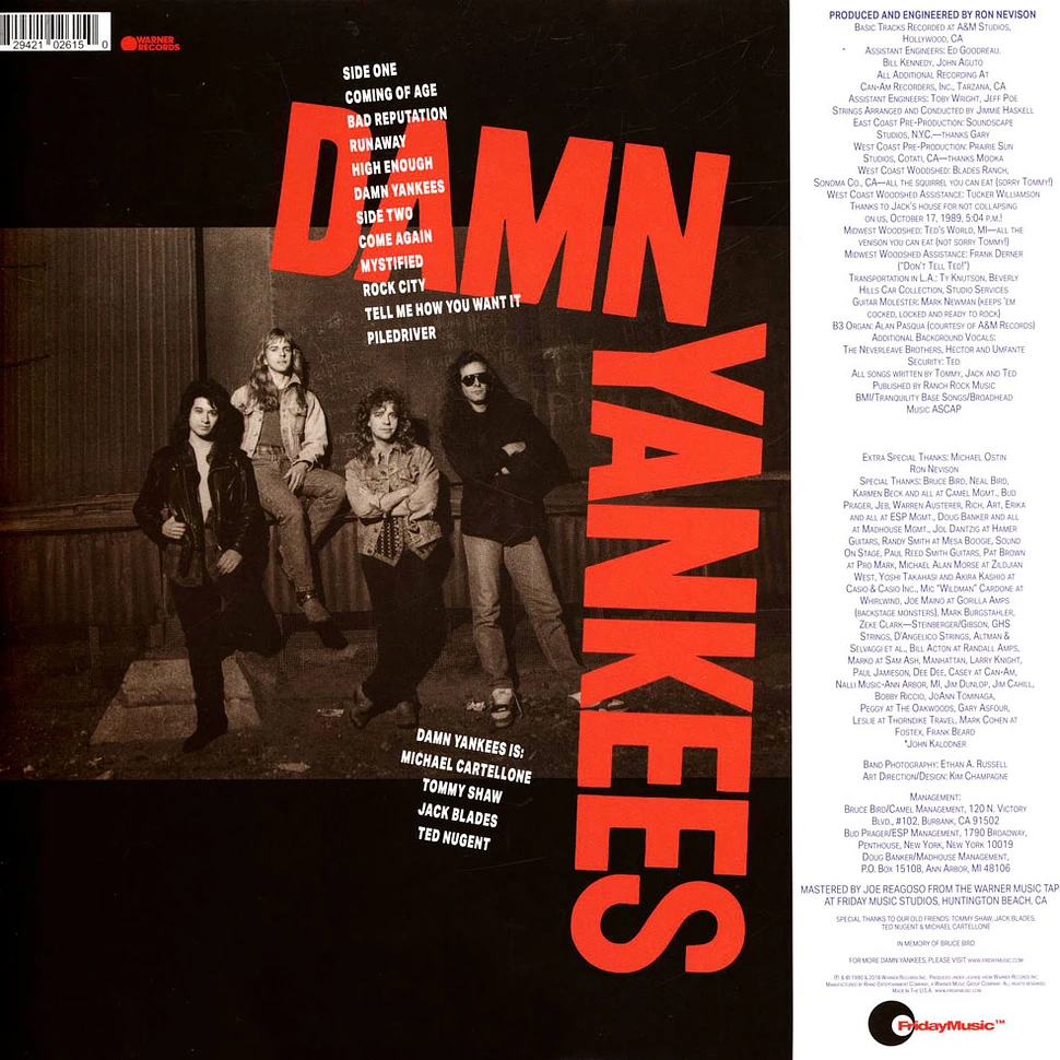 Damn Yankees - Damn Yankees Silver Vinyl Edition