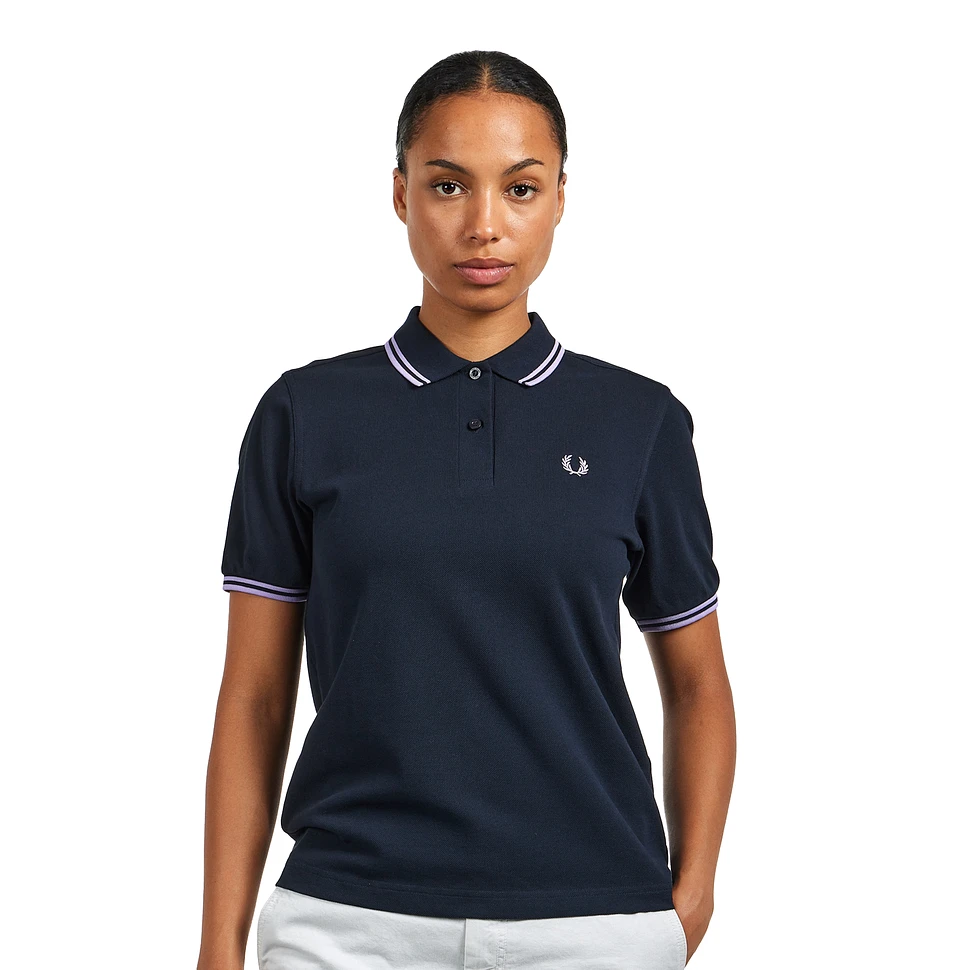 Fred Perry Twin Tipped Fred Perry Shirt Navy Ultra Violet Ultra Violet HHV