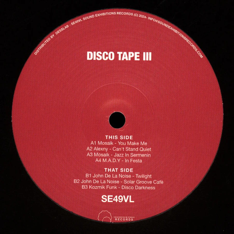 V.A. - Disco Tape III Black Vinyl Edition