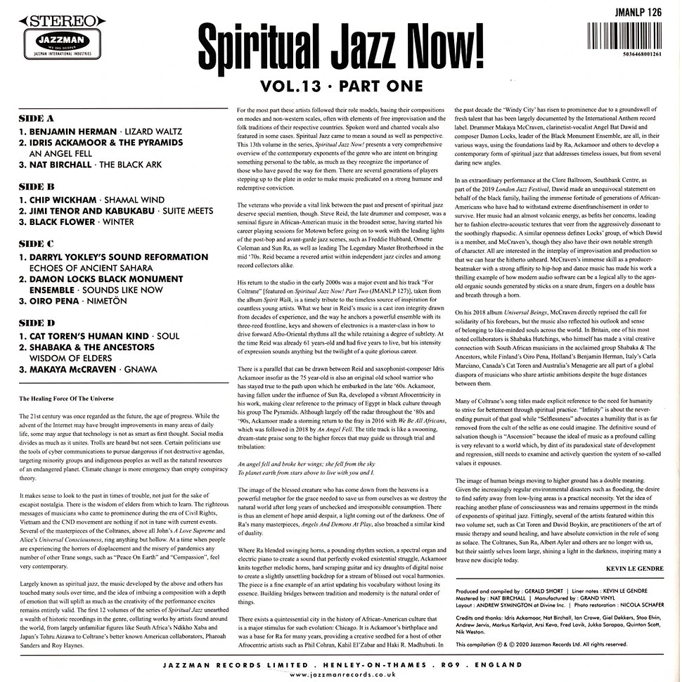 V.A. - Spiritual Jazz Volume 13: NOW Part 1 - Vinyl 2LP - 2021 