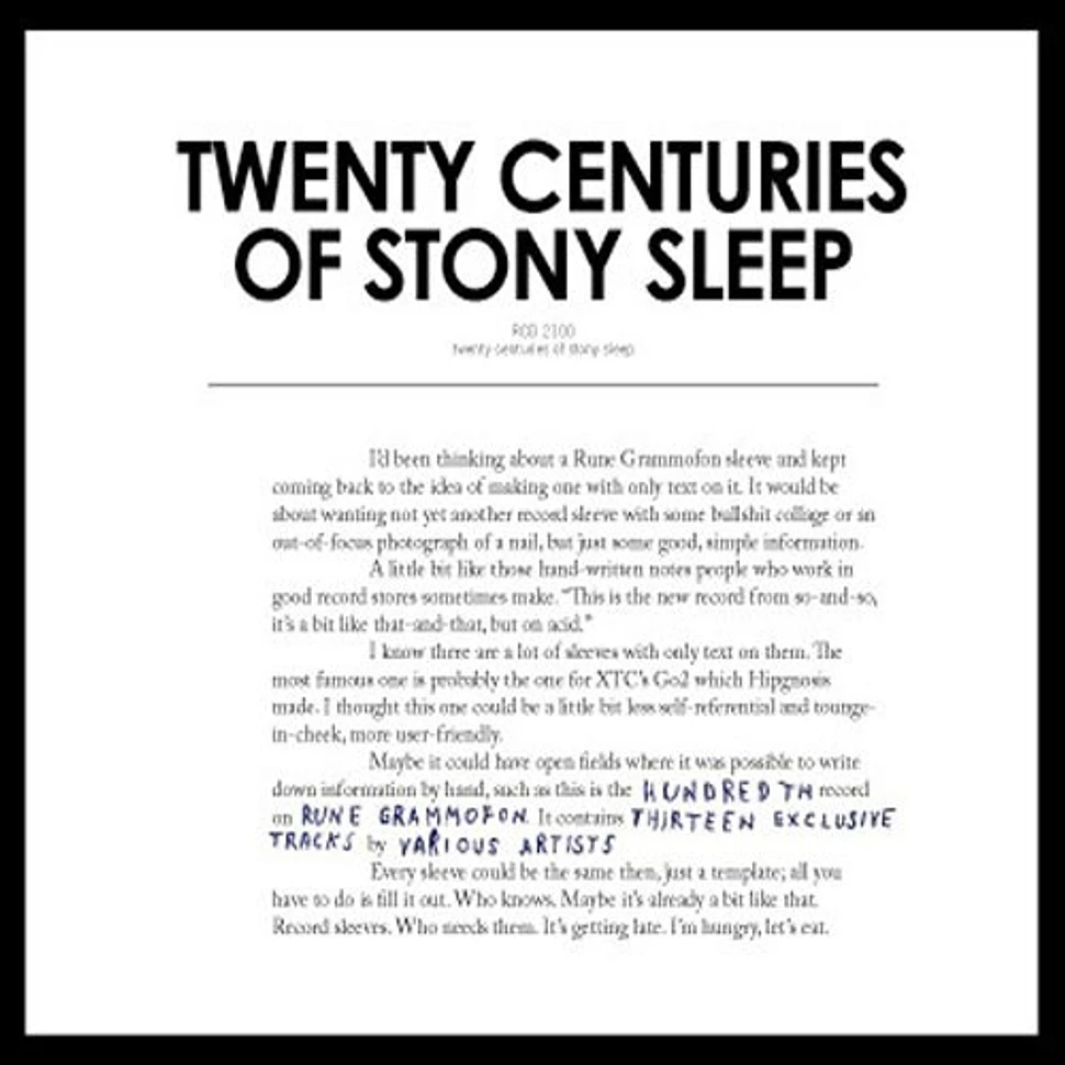 V.A. - Twenty Centuries Of Stony Sleep