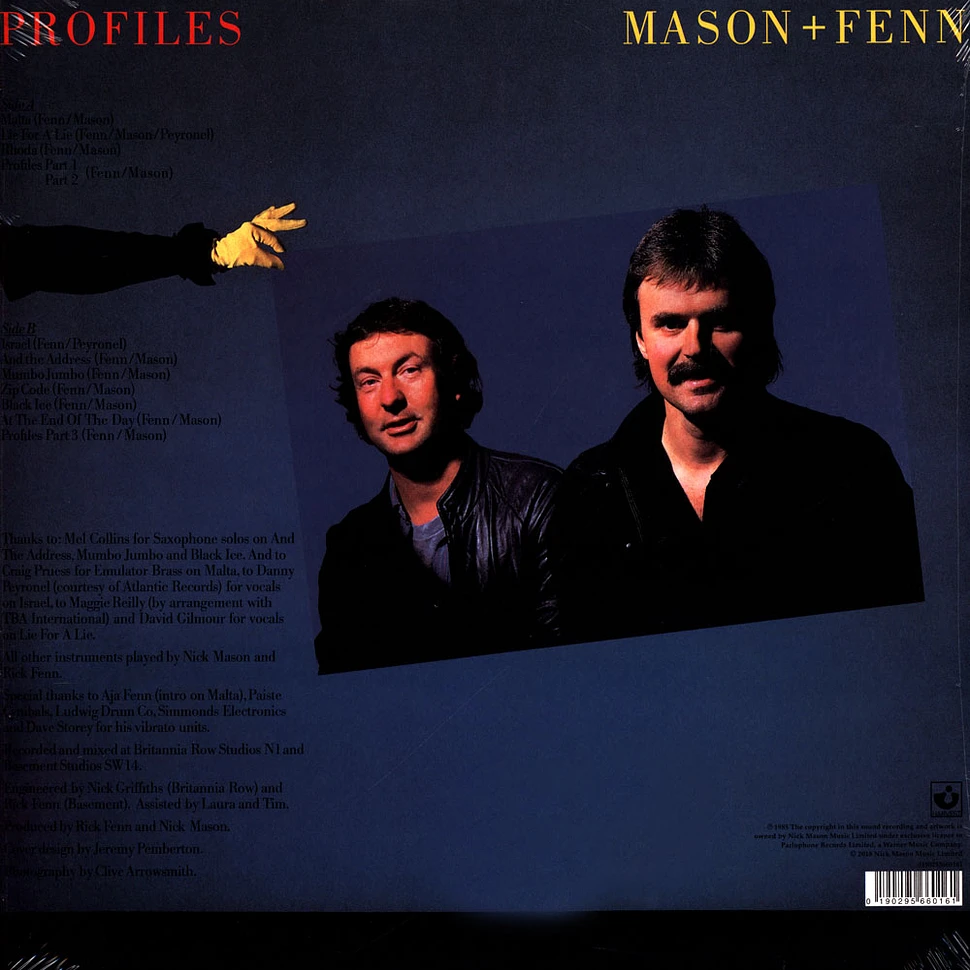 Nick Mason & Rick Fenn - Profiles