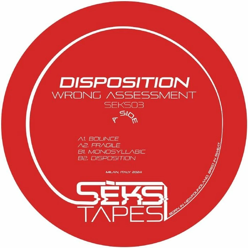 Wrong Assessment - Disposition