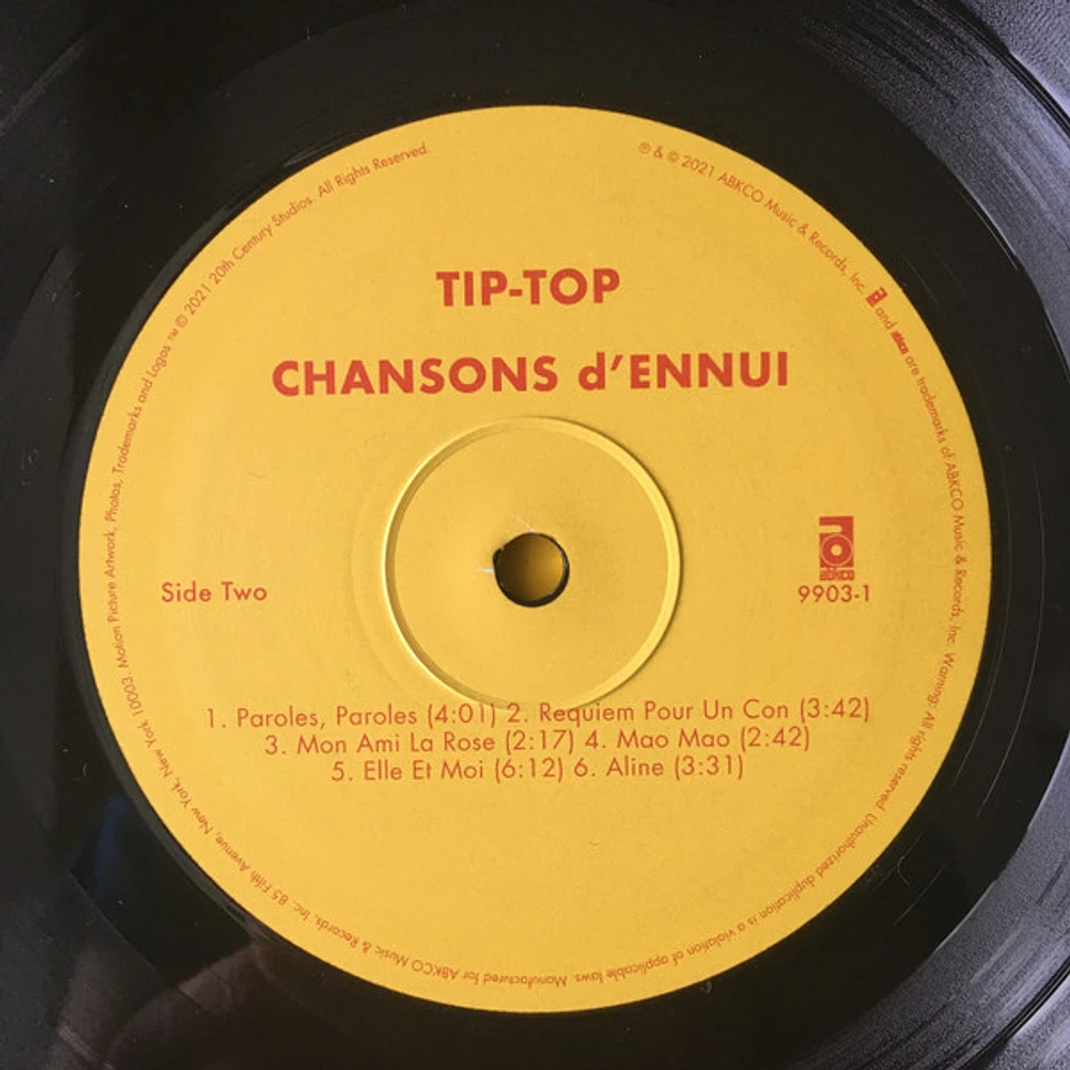 Tip-Top - Chansons D'Ennui