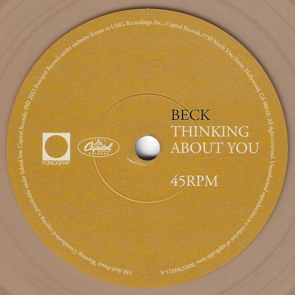 Beck - Thinking About You / Old Man