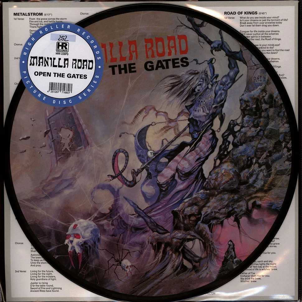 Manilla Road - Open The Gates Picture Disc Edition