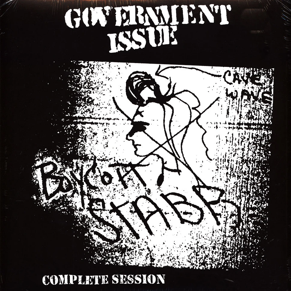 Government Issue - Boycott Stabb Complete Session White Vinyl Edition